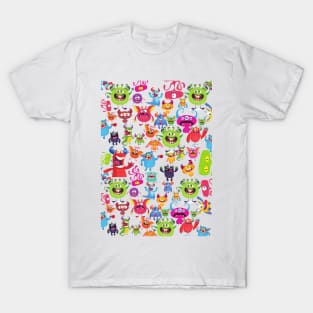 Cute monster pattern T-Shirt